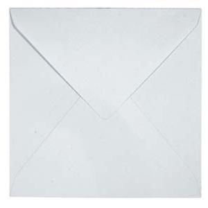 14x14 cm fehér boríték 