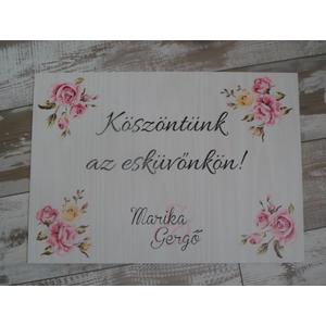 Esküvői felirat - 4. kategória