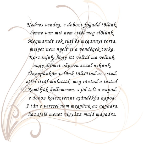 Esküvői üvegcímke